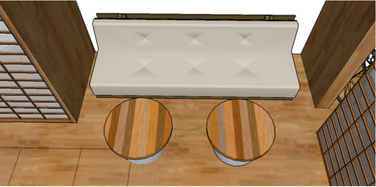 BusBus Futon and Washtub Table